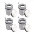 thumbnail image 2 of Jars for Overnight Oats 4 Pack 350ml Overnight Oats Jar with Spoons & Airtight Stainless Steel Lids Breakfast Pots, 2 of 8