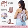 thumbnail image 3 of Kedzie Backstage Clear Sling Crossbody Bag, Pink (Women's), 3 of 7