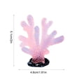 thumbnail image 3 of FastXmas Glowing Artificial Coral Resin Ornament - Aquarium Decor for Fish Tank, Aquascaping Underwater Habitat & DIY Miniature Scenery(2.7 x 3.9 Inch), 3 of 6