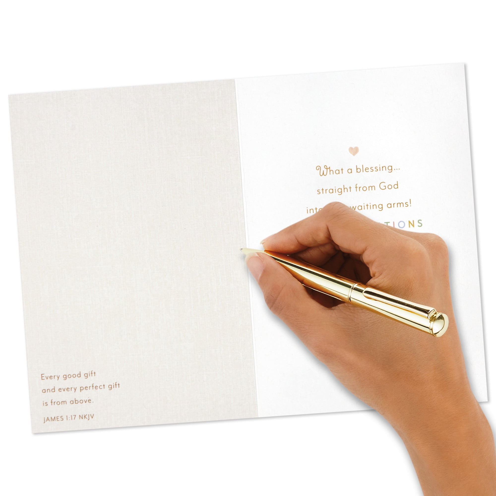 DaySpring Religious New Baby Card (What a Blessing)
