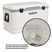 Igloo 100 QT Latitude Marine Ultra Hard-Sided Cooler, White and Moonscape Gray