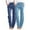 Blue 1, variant on XuJwPNcy 2 Pack Women's Cotton Linen Pants Fall Casual Loose Drawstring High Waist Tapered Pants with Pockets
