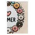 thumbnail image 5 of Donuts Summer Black Out Curtains 72 Inch Length Curtains for Sliding Glass Doors Bedroom Living Room 2 Pack, 5 of 6