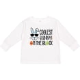 thumbnail image 3 of Inktastic Coolest Bunny on the Block Easter Boys Long Sleeve Toddler T-Shirt, 3 of 5