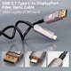 thumbnail image 4 of Cable tipo C a DP de 10/15M, 3D, 4K, 60Hz, USB C a DP, útil para tableta Dell Pro, 4 of 9