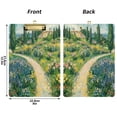 thumbnail image 5 of FORMRS Acrylic Clipboard with Low Profile Clip Standard A4 Letter Size, 12.5" x 9", Art Garden Scene, 5 of 8