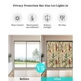 thumbnail image 4 of Window Privacy Film Rustic Botanical Stained Glass Window Film Decorative Sun Block Window Cover Antique 1900s Plant Herb Boho Wildflower Window Clings Static Sticker for Bathroom 29.5"x78.7", 4 of 7