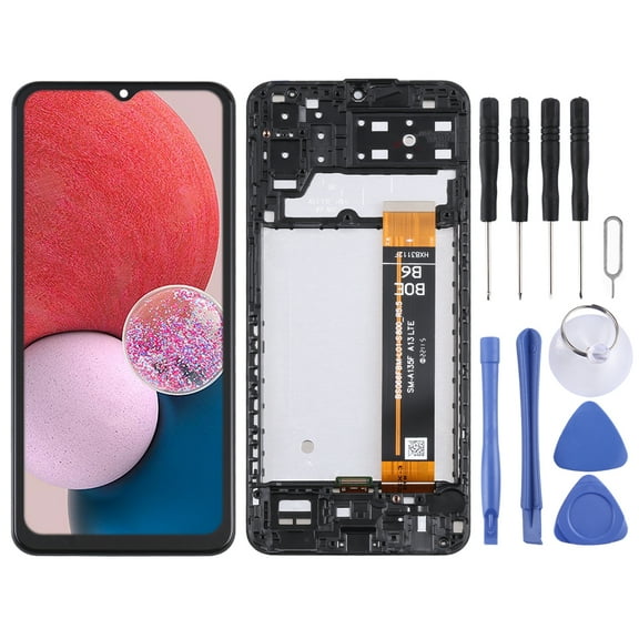 Original LCD Screen and Digitizer Full Assembly with Frame For Samsung Galaxy A13 4G SM-A135F For Samsung Galaxy A13 4G SM-A135F