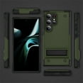 thumbnail image 6 of ELEHOLD Rugged Case for Samsung Galaxy S24,Hybrid Military Grade Drop Protection Built-in Hidden Kickstand Shockproof Armor Cover for Samsung S24,Armygreen, 6 of 7