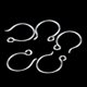 thumbnail image 2 of 10pcs Ganchos De Aretes De Sólidos Earwire Con Alambre De Oreja De Pescado De Extremo De Para Joyas, 2 of 9
