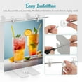 thumbnail image 3 of OFFIGAM 2Pcs Lightweight White Poster Board Holder with Space Saving Storage for Business Signage, 3 of 7