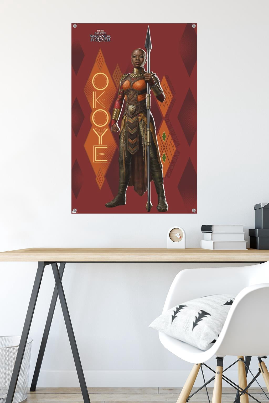 Marvel Black Panther: Wakanda Forever - Okoye Wall Poster with Pushpins, 22.375" x 34"