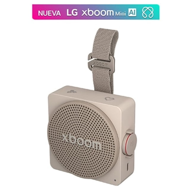 Bocina LG xboom Mini by will.i.am portátil y compacta para tu estilo de vida