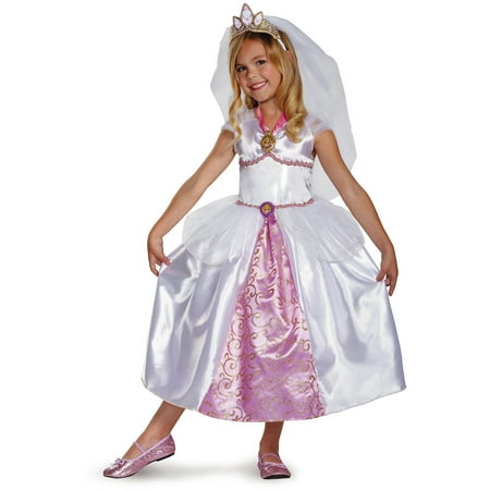 Rapunzel Wedding  Gown Child  Halloween Costume Walmart com