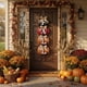 thumbnail image 1 of Cortina para Puerta de Acción de Gracias y Halloween | Decoración para Fiestas de Otoño | Cortinas para Puerta de 89 X 180 Cm | Nylon y Spandex Multicolor | Decoración de Pared Duradera, 1 of 7