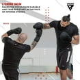 thumbnail image 1 of RDX Focus Boxing Punch Mitts, Punching target, Punching pad Maya Hide Leather Training Pads, Silver, 1 of 8