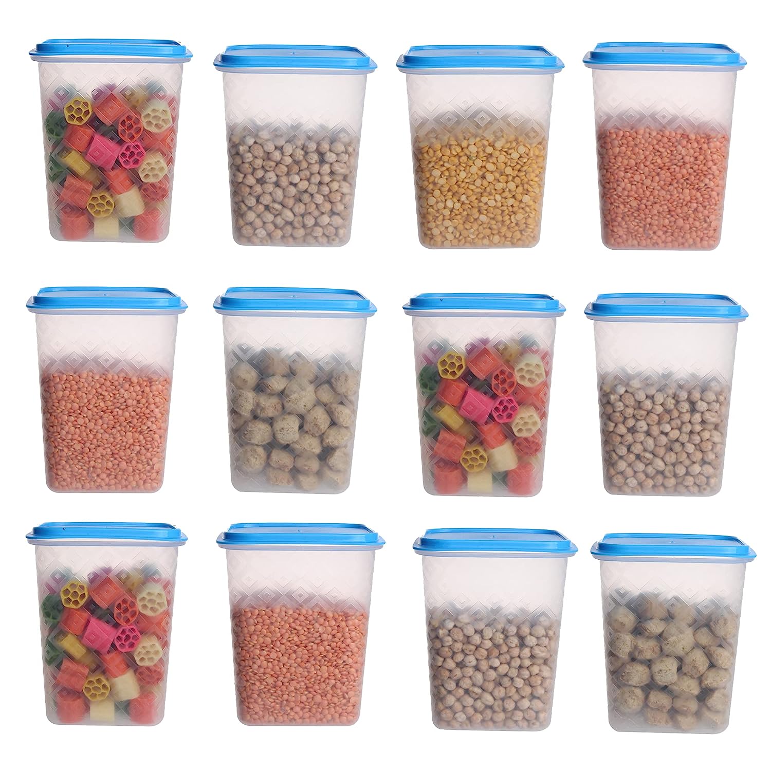 Loknath Kitchen Storage Plastic Container Boxes 1000 ml Plastic