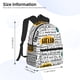thumbnail image 2 of Disketp Hello Mochila Ligera Clásica con Múltiples Bolsillos, Mochila Casual para Hombre y Mujer, Ideal para Escuela, Trabajo y Viajes, 2 of 6