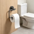 thumbnail image 5 of Toilet Paper Holder, Wall Mounted Stainless Steel Tissue Roll Rack with Open End Design, Rust Resistant Bathroom Organizer for Quick Roll Replacement, Space Saving Storage for Home, 5 of 6