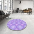 thumbnail image 3 of Ahgly Company Indoor Rectangle Patterned Tyrian Purple Area Rugs, 8' x 10', 3 of 6