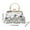 Silver, variant on Elegant Pleated Handbag for Women, Gold Sequin Evening Bag with Detachable Chain Shoulder Strap, Vintage Clutch Purse for Wedding, Party, Date Night, Crossbody or Top Handle Bag