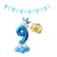 thumbnail image 2 of Columna de globos con números azules del 0 al 9 para decoración de fiestas 9, 2 of 8