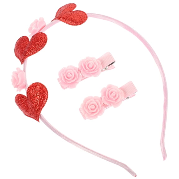 MUSEYA 1 Set Decorative Hair Accessories Red Mermaid Headband Hair Accessory For Women