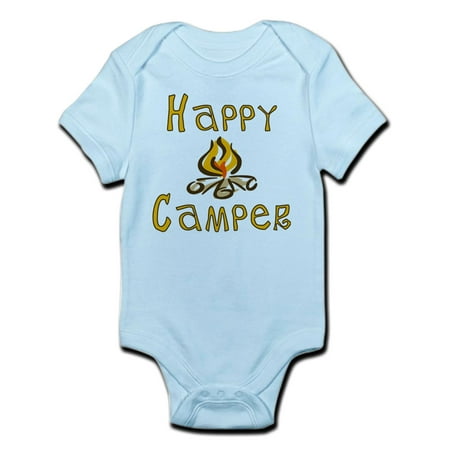 

CafePress - Happy Camper Infant Bodysuit - Baby Light Bodysuit