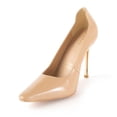 thumbnail image 3 of Zapatillas para Dama Tacones Elegantes para Mujer Davenia de Piel Beige, 3 of 5