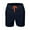 Navy, variant on Abcnature Men's Athletic Shorts, Sports Gym Running Short Pants, Men's Quick Dry Beach Plain Three Quarter Loose Swim Shorts, Workout, Cargo Casual Hiking Shorts Navy L