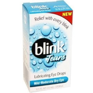 AMO Blink Contacts Lubrifiant gouttes oculaires pour lentilles souples et perméables au gaz