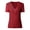 Wine, variant on Zpanxa Short Sleeve Shirts for Women Large Size Women Lace Solid Splicing Short Sleeve Slim Blouse V-Neck Tops Shirt Womens Tops Wine 5XL