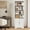 White, variant on Aiho 71" H Bookcase, 6-Shelf Bookcase with Adjustable Shelves & Doors for Home Office, Living Room, Bedroom - White