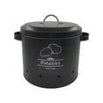 thumbnail image 1 of Farmhouse Storage Jar Vintage Vegetable Storage Container with Ventilation Holes black potatoes, 1 of 8