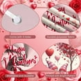 thumbnail image 4 of Red Pink Theme Happy Valentine's Day Banner Heart Balloon Design Valentine Display Gnome Pattern Romantic Love Backdrop for Valentine's Day Party Romantic Celebration Couples Gathering, 4 of 9