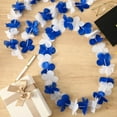 thumbnail image 4 of JUNEBRUSHS 24 Pack Patriotic Leis Red White and Blue Flower Leis, 4th of July Garlands Hawaiian Luau Flower Necklaces Bulk for Fourth of July, Memorial Day, Independence Day Decorations Party Favors, 4 of 10