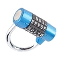 thumbnail image 1 of 5 Dial Digit Code Combination Padlock Keyless, Resettable Luggage Locks for Backpack, Gym School Employee Locker, Weatherproof Travel Lock Suitcase Locker Security Password, 1 of 7