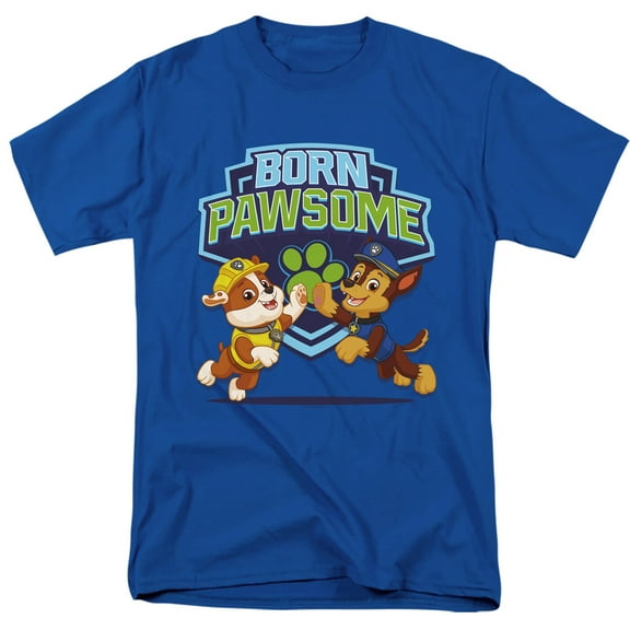Paw Patrol Born Pawsome Unisex Adult T Shirt