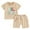 LIL SIS Beige, variant on WIBACKER Toddler Baby Girl Boy Summer Clothes Short Sleeve T Shirt Casual Shorts Sets Sister Brother Matching Outfits