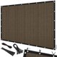 thumbnail image 1 of Parasol Artpuch, protector solar con un 90% de protección UV, 3 x 3,6 m, color moca, 1 of 8