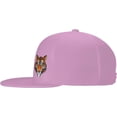 thumbnail image 3 of Tiger Face Flat Bill Hats Teens Cool Snapback Baseball Cap Unisex, 3 of 9
