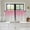 Pink, variant on Aqua Blue Ombre Ocean Waves Bathroom Window Curtain, Summer Sea Coastal Light Filtering Coffee Kitchen Curtains, Bedroom Living Room Curtains 2 Panel 84"x45"