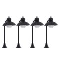 thumbnail image 1 of Streetlight Ornament Miniature Light for Decoration 4Pcs Black PVC, 1 of 5