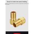 thumbnail image 5 of Adaptador de válvula de bicicleta de 10 piezas, adaptador de inflado de neumáticos, francés/Reino Unido a EE. UU., adaptador de válvula de bicicleta inflable de latón MTB de Material de lató, 5 of 5
