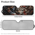 thumbnail image 7 of Yuyamidu Camo Wolf Windshield Sun Shade, American Flag Car Sunshade for Rubicon Sahara TJ JK JKU 2 & 4 Door-Blocks UV Rays Sun Visor Shield, Foldable Front Window Sun Shade Keeps Vehicle Cool, 7 of 7