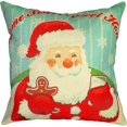 thumbnail image 1 of Vintage Christmas Pillowcase Santa Rustic Farmhouse Linen Decor Outdoor, 1 of 5