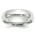 thumbnail image 1 of 14K White Gold 6mm Comfort-Fit Band, 1 of 3