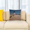 thumbnail image 2 of 3drose, Massachusetts, Nantucket. Shell in Front of Brant Point Lighthouse., 16x16 inch Pillow Case, 2 of 5