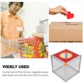 thumbnail image 3 of AURARMLET 1Pack Transparent Drawing Box Clear Ticket Box for Business and Fundraising, 3 of 8