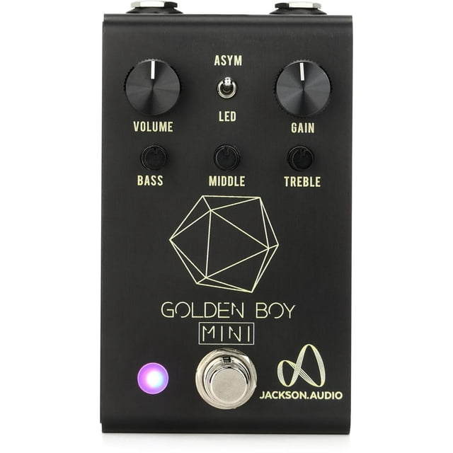 Pedal de Overdrive Mini Jackson Audio dorado Negro Boy